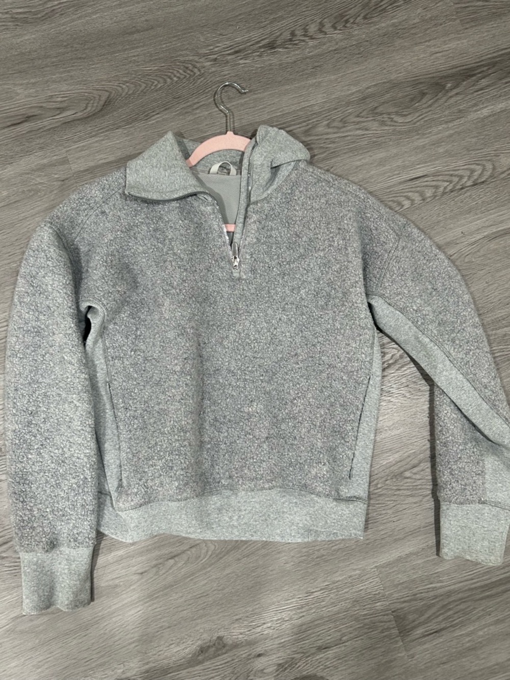 Lululemon Gray Half-Zip Sweater